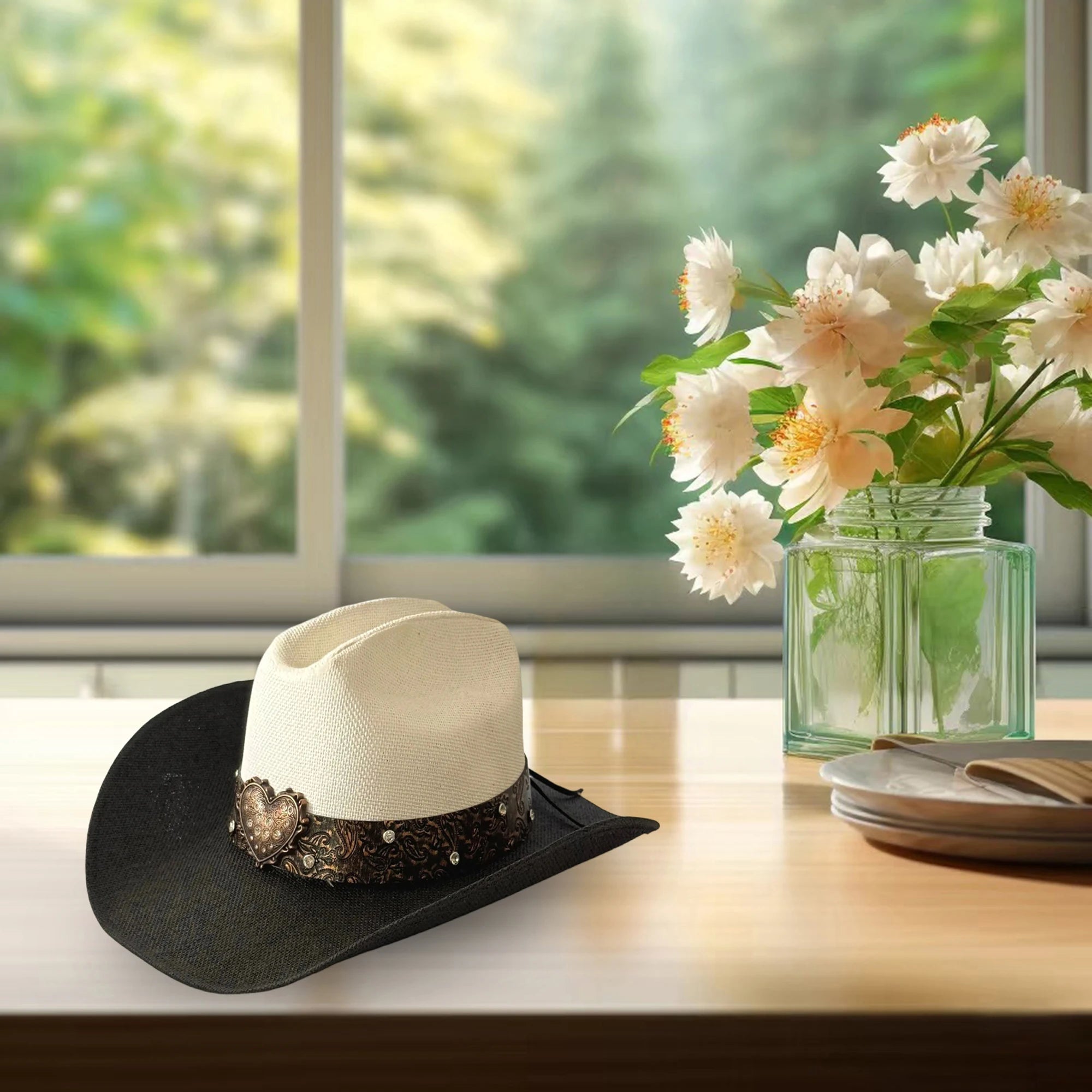 Star Denim Cowboy Hat